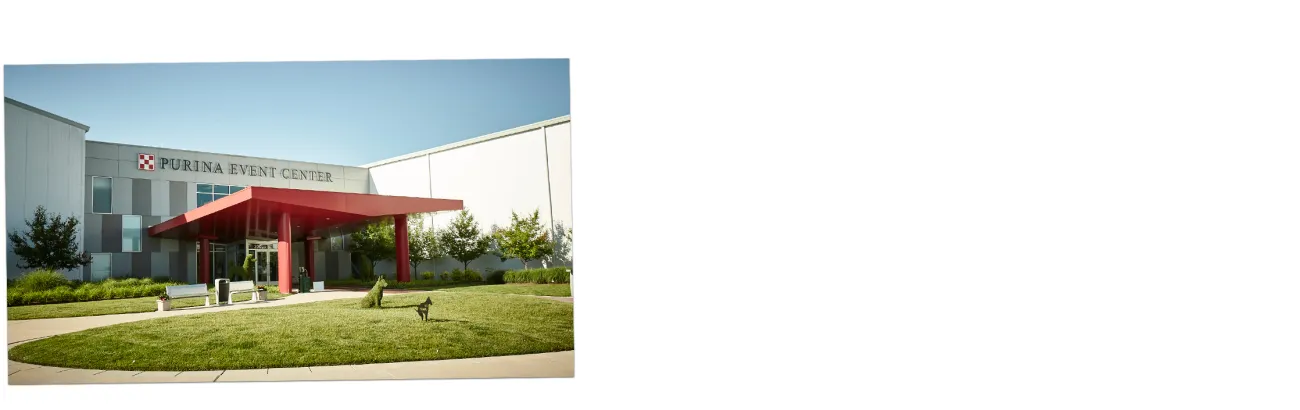 Purina Event Center building.